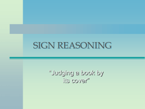 Sign Reasoning PPT