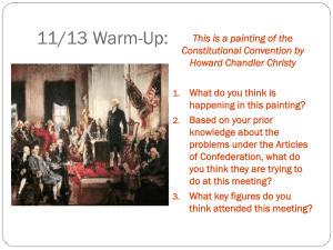 Constitutional Convention Project AP American History