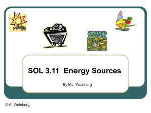 Energy Sources PPT