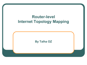 Internet topology discovery