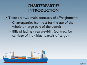 chapter 5.charterparties