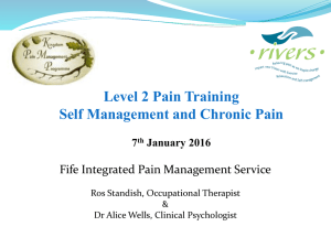 Self Management of Pain
