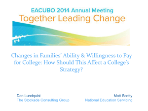 + view our eacubo 2014 presentation