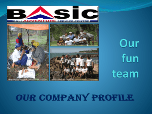 Our fun team OUR COMPANY PROFILE FOREWORD