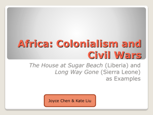 Africa: Colonialism and Civil Wars