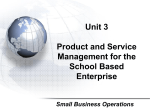 Small Business Operations Unit 03