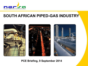 gas policy/regulatory framework