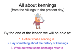 All about kennings - Primary Resources