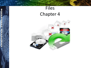 Chapter 4 Files