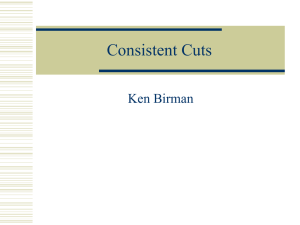 Consistent Cuts