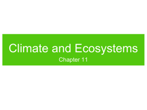 Chapter11-Climate&Ecosystems