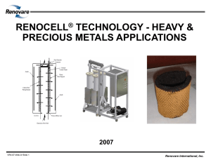 RENOCELL® TECHNOLOGY & PRODUCTS