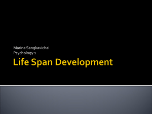 Life Span Development Lecture 3