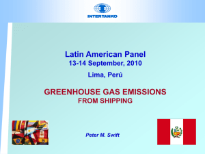 Greenhouse Gas emissions from shipping