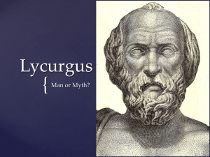 Lycurgus - WordPress.com