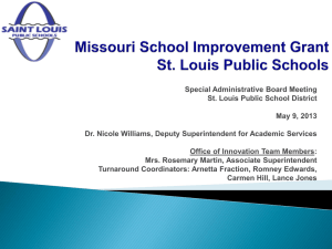 OFFICE OF INNOVATION - St. Louis Public Schools