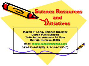 Science - myDPS - Detroit Public Schools