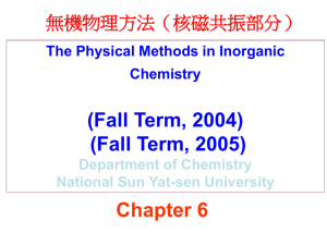 Chapter 13. Nuclear Overhauser Effect (NOE) and NOESY