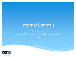 All Elements Contribute to an Effective System of Internal Controls