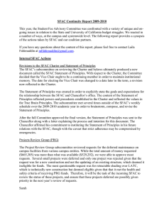 2009-2010 Continuity Report - UCLA Student Fee Advisory Committee