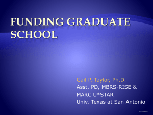 Funding - The University of Texas at San Antonio