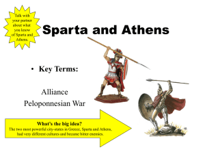 Sparta and Athens
