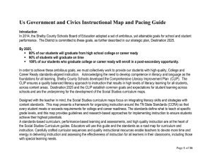 Us Government and Civics Instructional Map and Pacing Guide