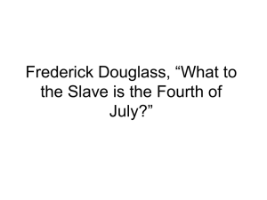 LN Wk 7-1 Douglass's Speech