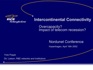 Aucun titre de diapositive - 20th NORDUnet Networking Conference