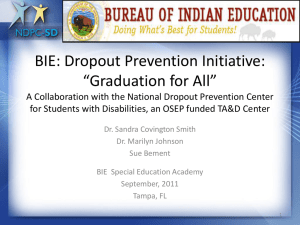 Dropout Prevention Initiative