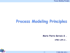 Process Modeling Principles