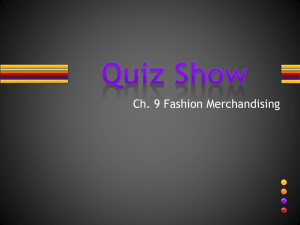 Ch. 9 Quiz Show Review Game
