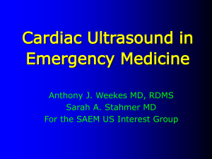 Emergency Medicine Echocardiography