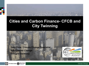 Carbon Finance Capacity Building (CFCB) Programme