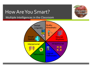 How Are You Smart? - Education Designs