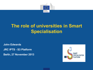What is Smart Specialisation
