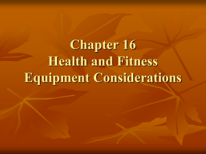 Chapter 16: Equipment
