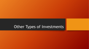 Other Types of Investments