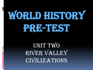 WORLD HISTORY PRE-TEST