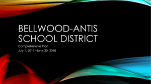 Bellwood-Antis School District Comprehensive Plan Presentation