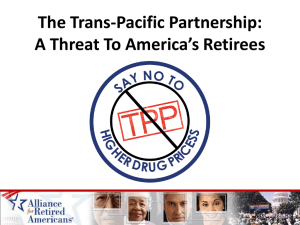 The TPP Threat To Retirees - Rhode Island Alliance for Retired