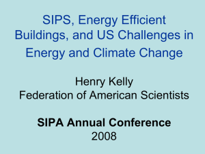 SIPS, Energy Efficient Buildings - Federation of American Scientists