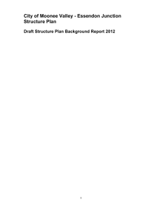 Draft Essendon Junction Structure Plan Background Report (docx
