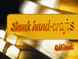 Slovak hand – craft