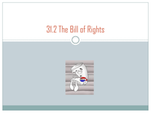 31.2 The Bill of Rights