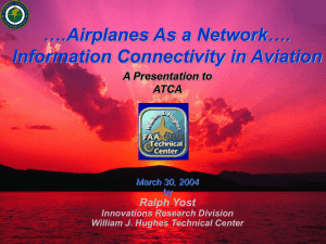 Airplanes As a Network