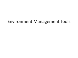 Environment management system and standards