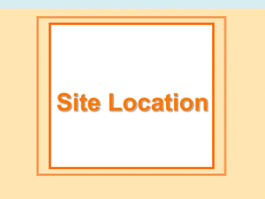 site location