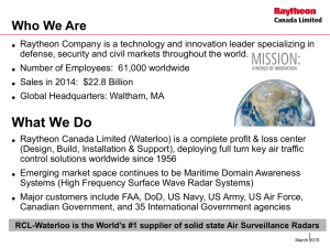 Raytheon Canada Ltd. - Southern Ontario Defence Association