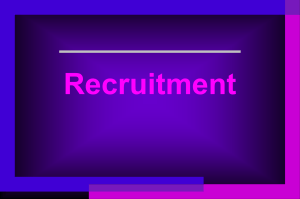 Recruitment - Wikispaces